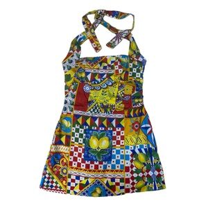 Seven Wonders Coastal Multicolor Aera Mini Dress Phaedra Print Size Medium NWT